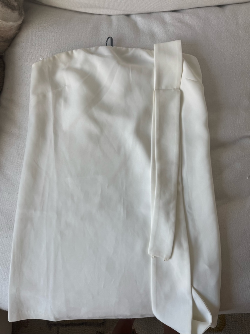 GREY LAB White Men's Dress Pants with Side Sash